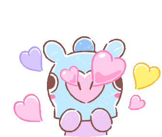 BT21 and Shooky angry